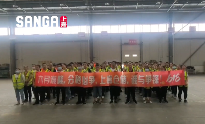 上嘉集团武汉MMC中心仓618纪录